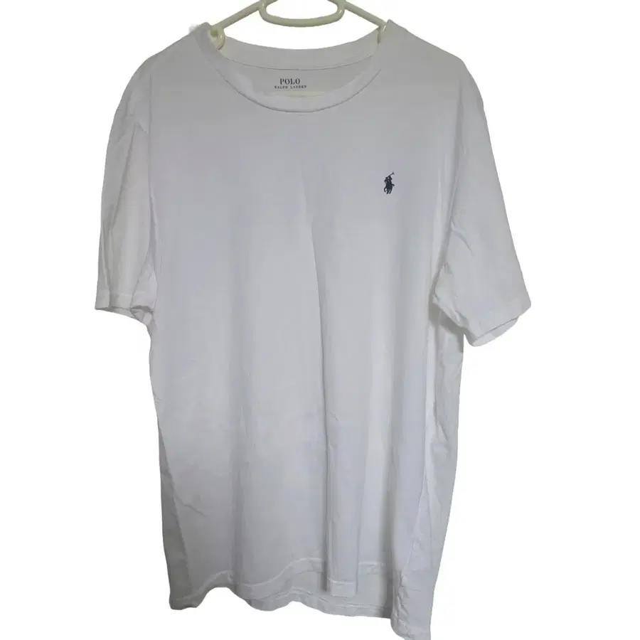 폴로 화이트 반팔 티셔츠 (XL)