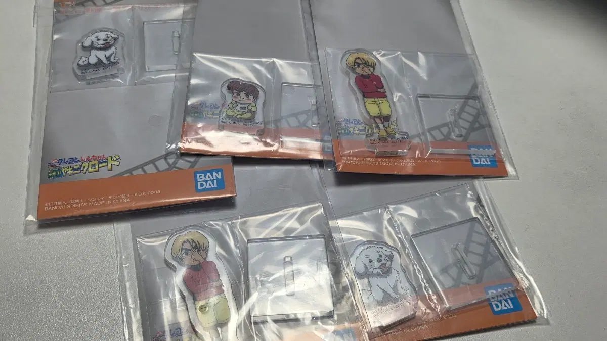 (세트)짱구는 못말려 이치방쿠지 e상 아크릴 스탠드 불고기 로드 짱아 흰둥이 짱구