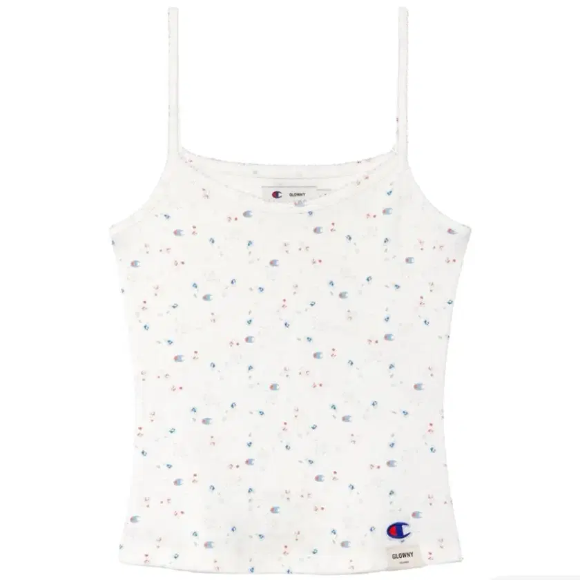 GLOWNY x Champion CAMISOLE (WHITE) グロウニー Sealed new product Glowny Champion camisole white S sleeveless top