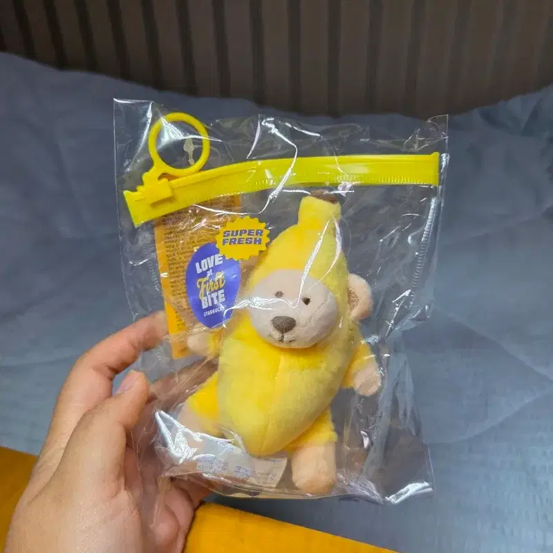 스타벅스 바나나 인형 키링