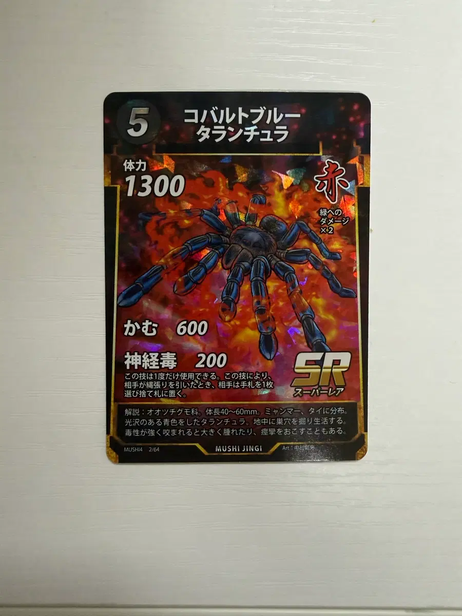 일본 다이소 TCG 무시진기 4탄 SR 코발트블루