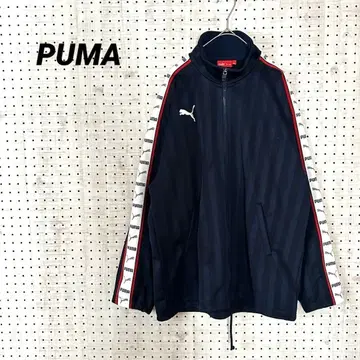 푸마 PUMA 일본제 트랙 자켓 저리 S~M 빅 로고