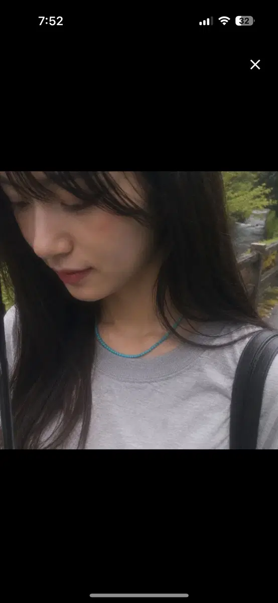 여름바다뮤드 터키석 데일리 비즈 목걸이