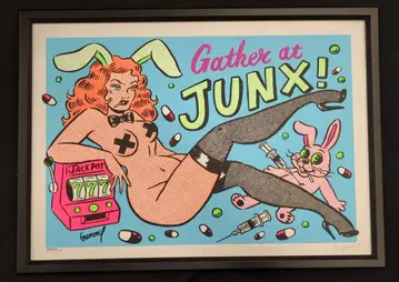 Rockin'JellyBean 실크스크린 포스터 Rockin'JellyBean GATHER AT JUNX