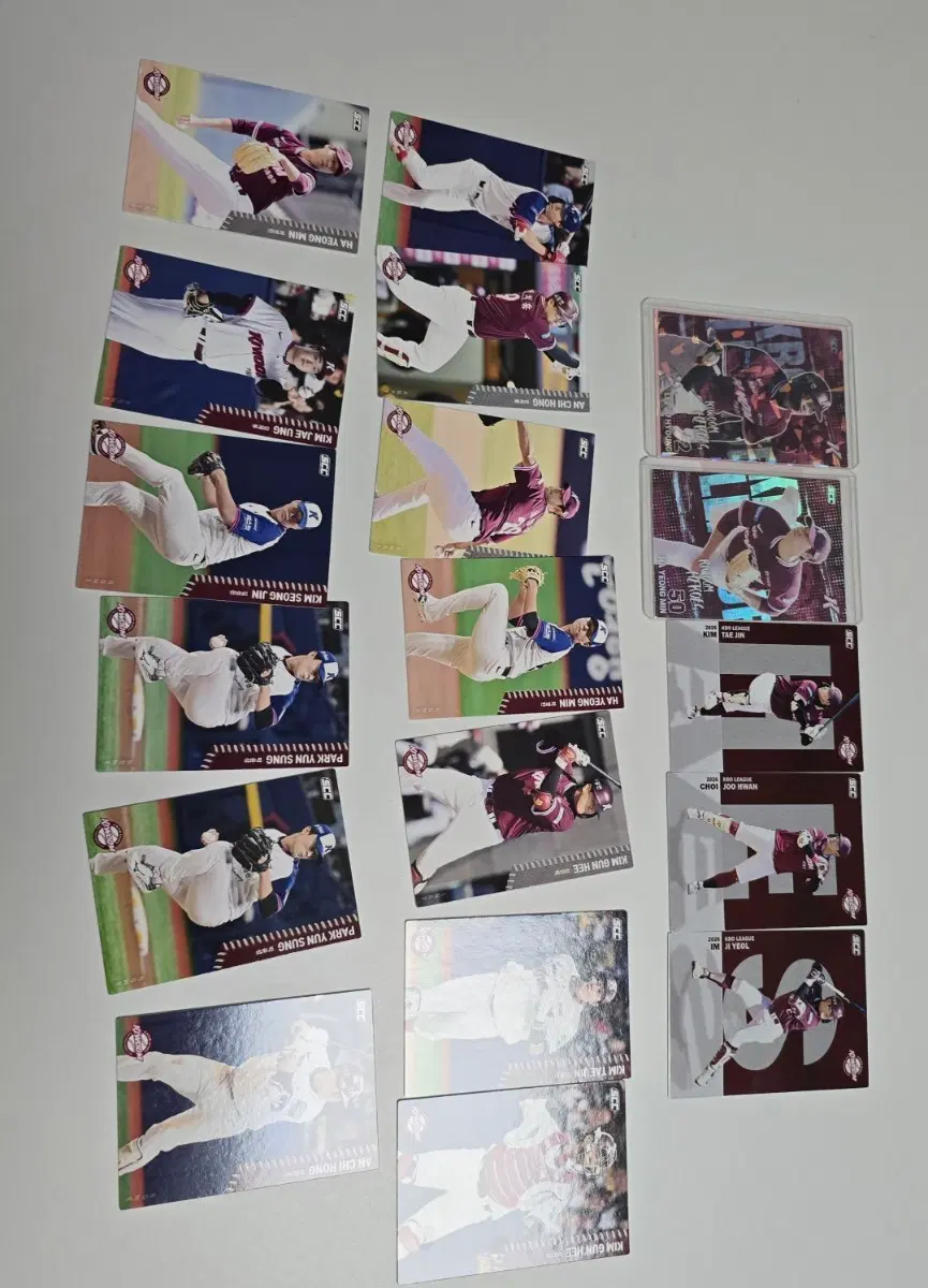 키움 2026 KBO 야구 선수 카드 모음