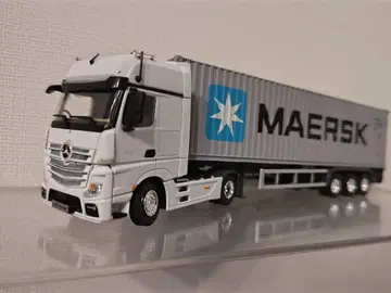 벤츠 악트로스 MAERSK 컨테이너 트레일러 미니카