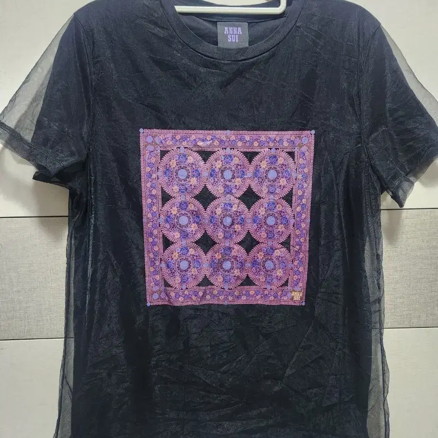 안나수이 ANNA SUI 시스루 반팔 티셔츠 55