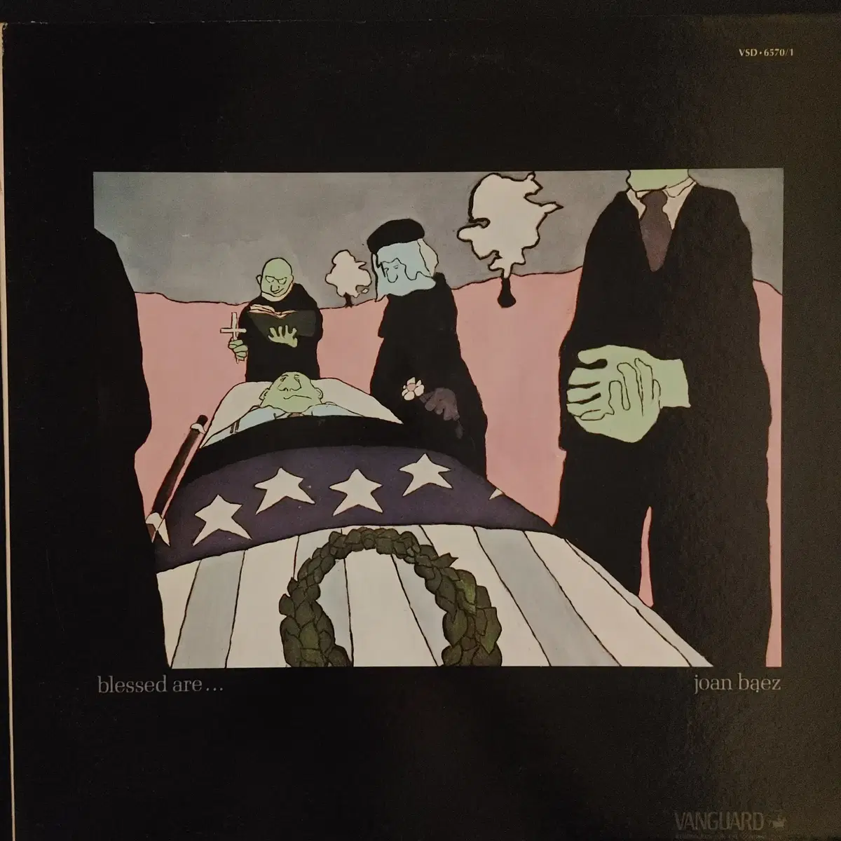 ORIGINAL FOLK LP - JOAN BAEZ/BLESSED ARE