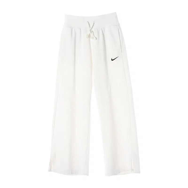 NIKE 아이보리 스우시 플리스 조거팬츠 M