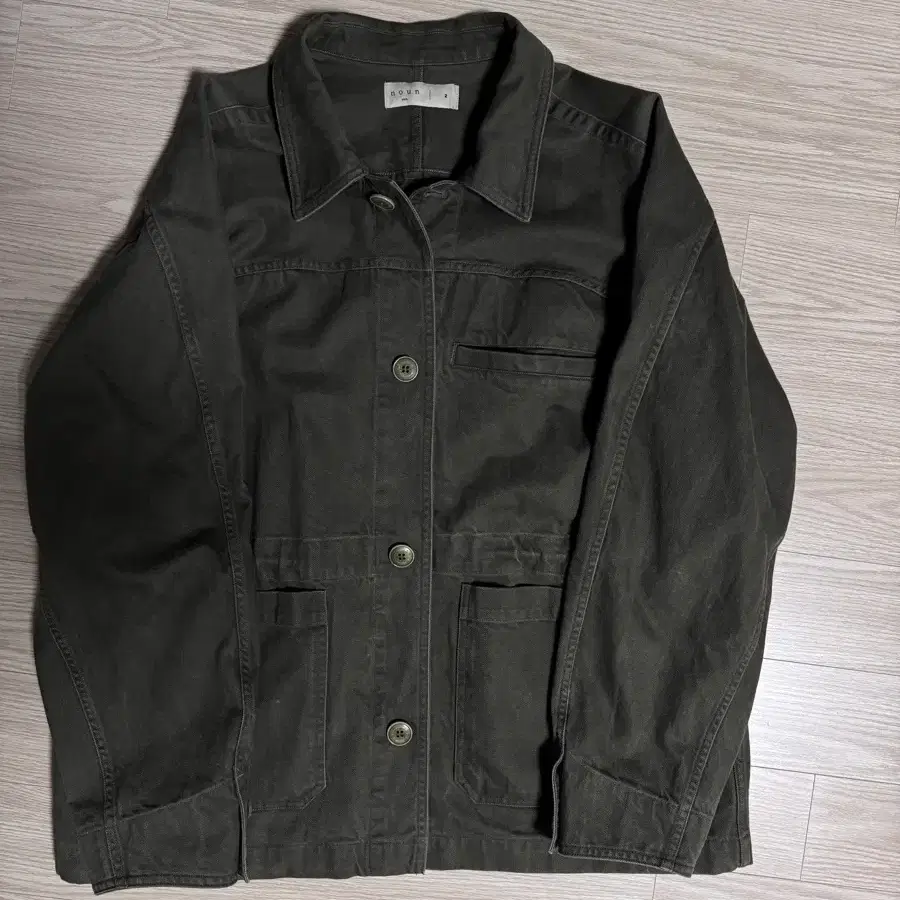 노운 faded chore jacket 카키 2사이즈