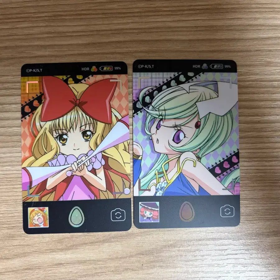 캐릭캐릭체인지 캐캐체 리마, 루루 포토카드