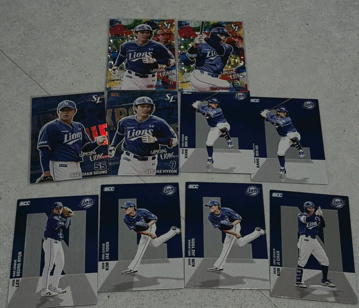 삼성 라이온즈 KBO 2026 카드 일괄 세븐일레븐