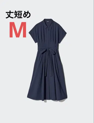 UNIQLO 시어서커 셔츠 원피스
