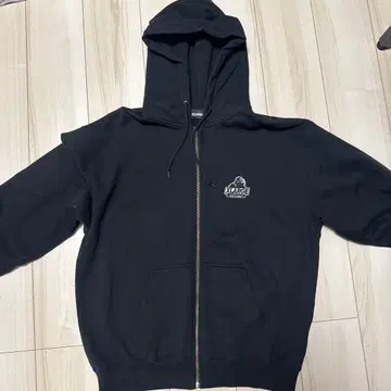 XLARGE 집업 후드티 블랙 L 사이즈