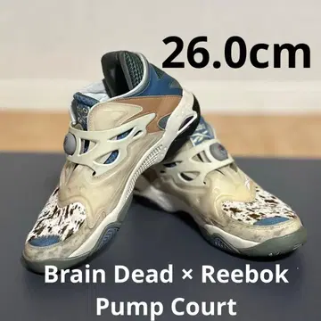[ 새상품급 26.0cm ] Brain Dead x Reebok Pump Court