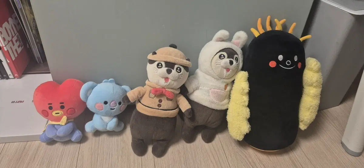 캐릭터 인형 세트