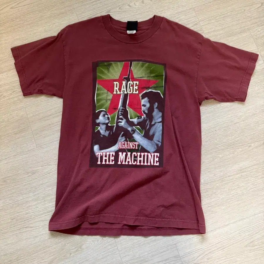 90s RAGE AGAINST THE MACHINE t shirt L