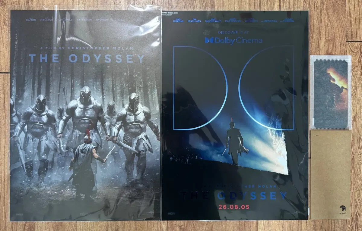 오디세이 돌비포스터+광음포스터+시그니처 2종