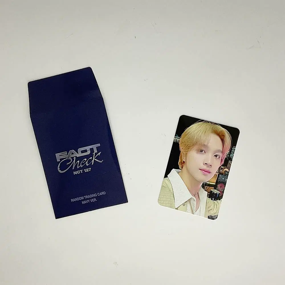 엔시티127 해찬 팩트체크 목동 팝업스토어 포토카드 포카 네이비 NCT127 HAECHAN FACT CHECK POP UP PHOTOCARD NAVY_1