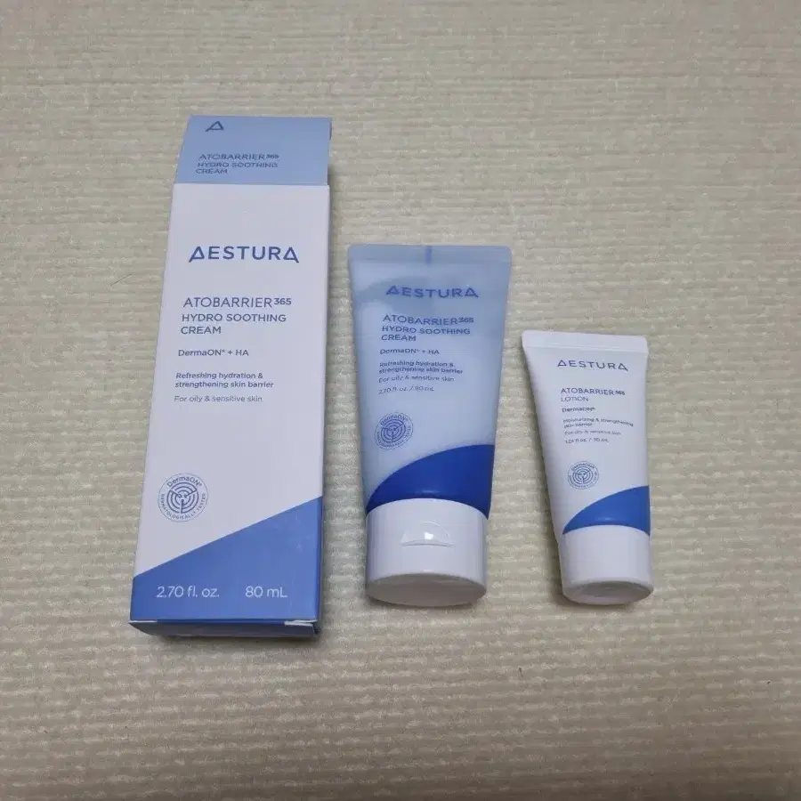 new 에스트라 아토베리어365 하이드로 수딩크림 80ml 로션