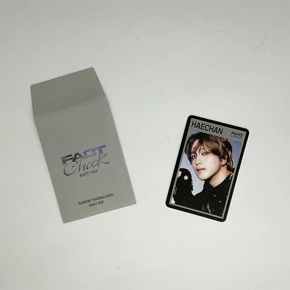 엔시티127 해찬 팩트체크 목동 팝업스토어 포토카드 포카 그레이 NCT127 HAECHAN FACT CHECK POP UP PHOTOCARD GRAY_1