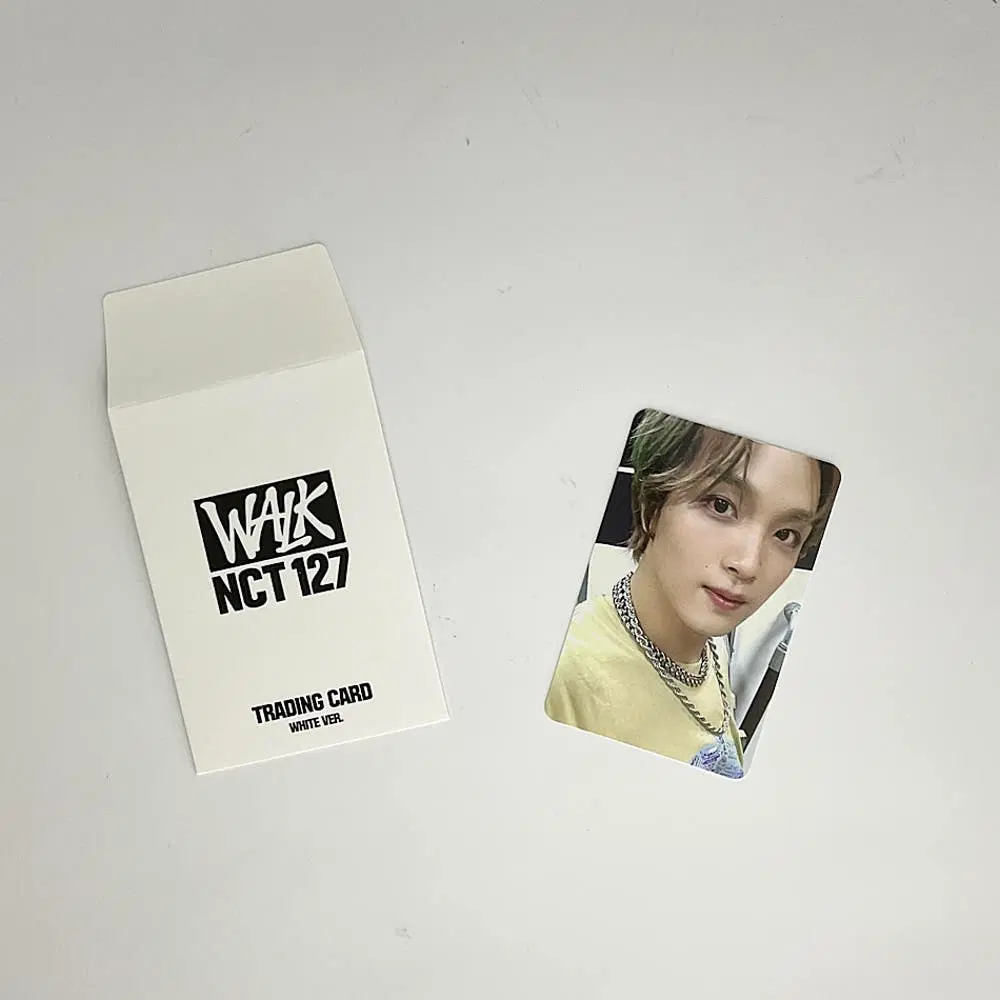 엔시티127 해찬 워크온더비트 트레이딩카드 포토카드 화이트버전 NCT127 HAECHAN WALK ON THE BEAT PHOTOCARD WHITE_1