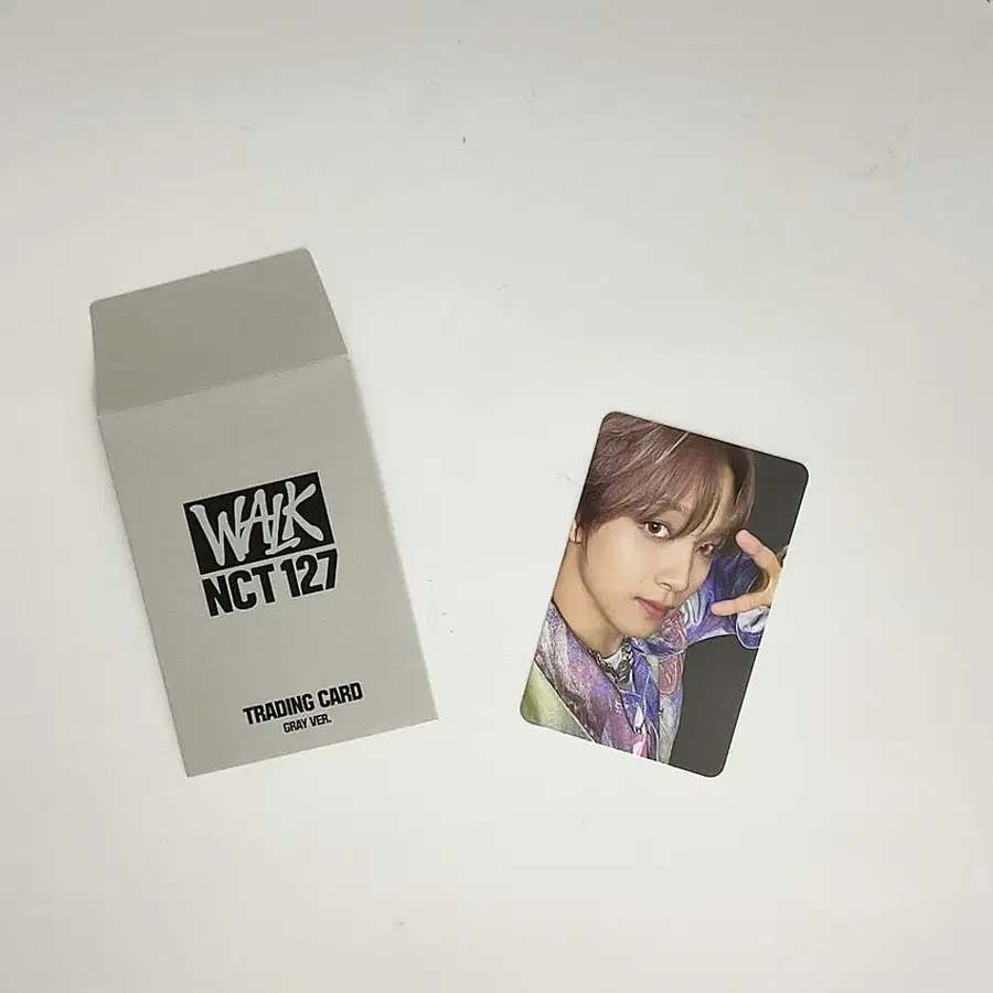 엔시티127 해찬 워크온더비트 트레이딩카드 포토카드 그레이버전 NCT127 HAECHAN WALK ON THE BEAT PHOTOCARD GRAY_1