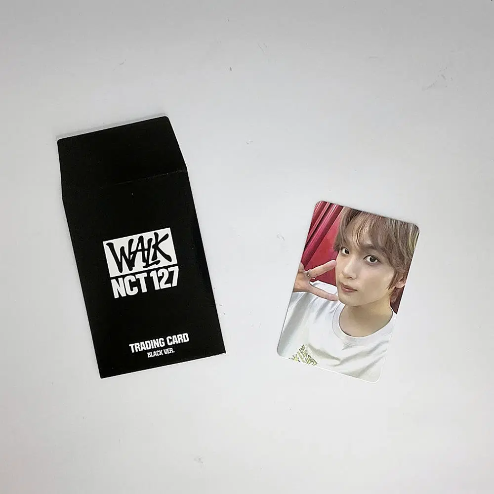 엔시티127 해찬 워크온더비트 트레이딩카드 포토카드 블랙버전 NCT127 HAECHAN WALK ON THE BEAT UNIT PHOTOCARD BLACK_1