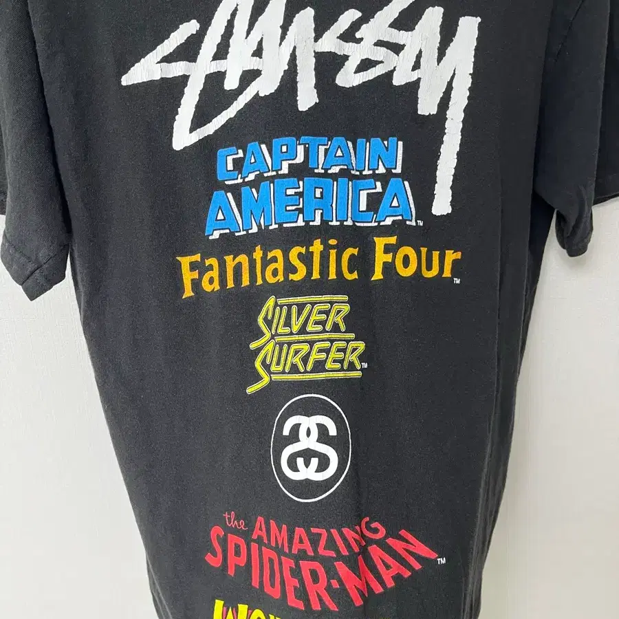 스투시 stussy x Marvel World Tour 티셔츠