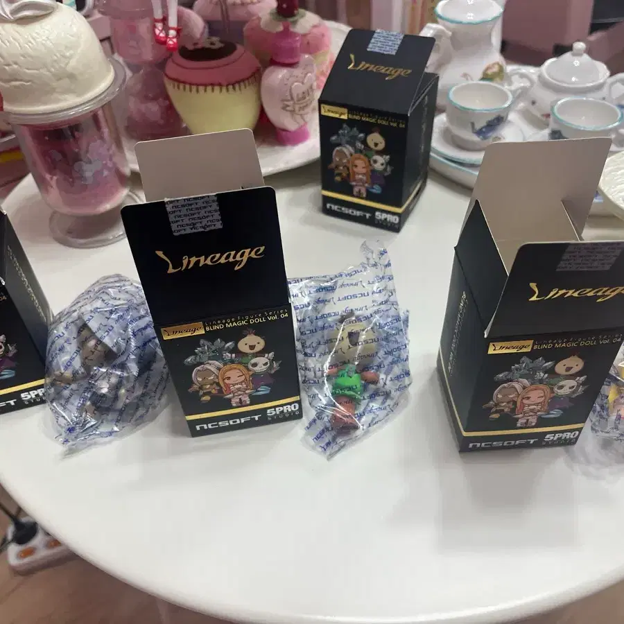 리니지 피규어 vol4 풀세트