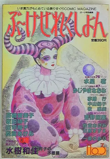 슈에이샤 1985년(쇼와 60년) 코믹스 잡지 부케 셀렉션 미즈키 와카 특집호 3