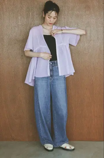 글로벌 워크 GOOD 데님 배럴 COOL