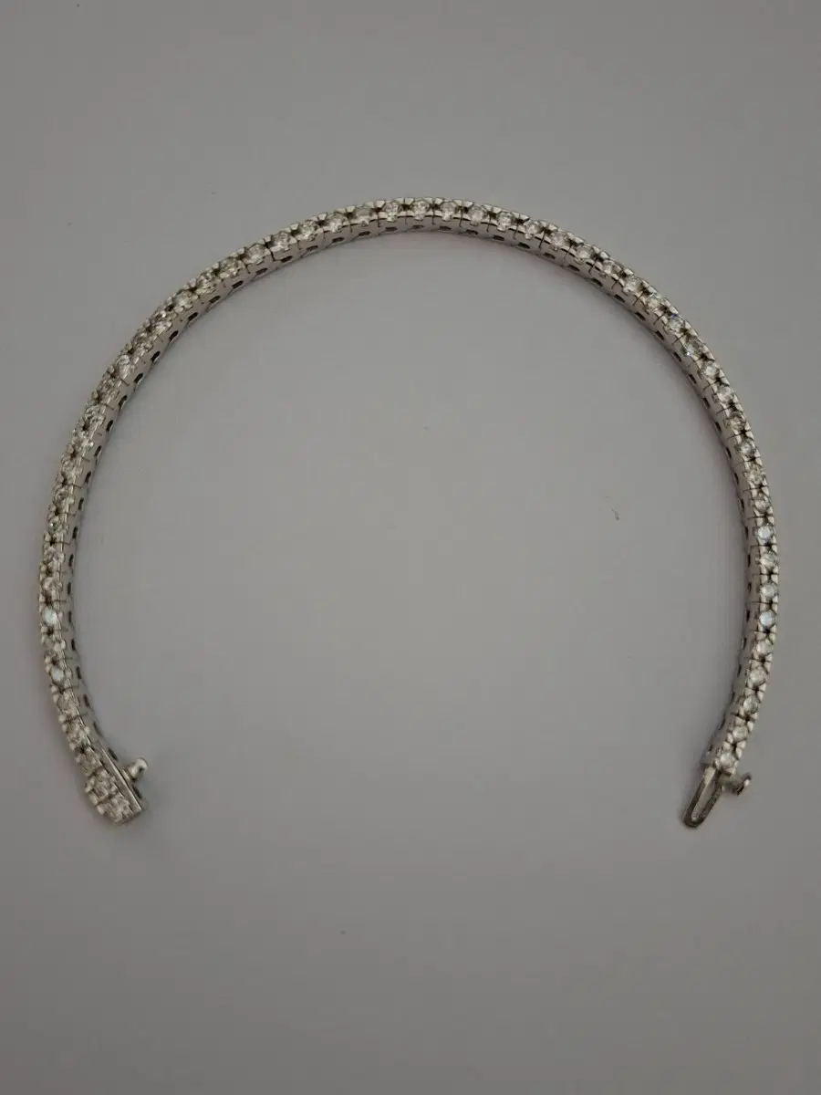 14k 천연 다이아 테니스 팔찌(5.5ct)