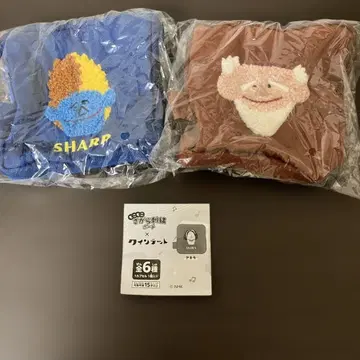 [ 2세트 ] 퀸텟 복슬복슬 사가라 자수 파우치 샤프 스코어
