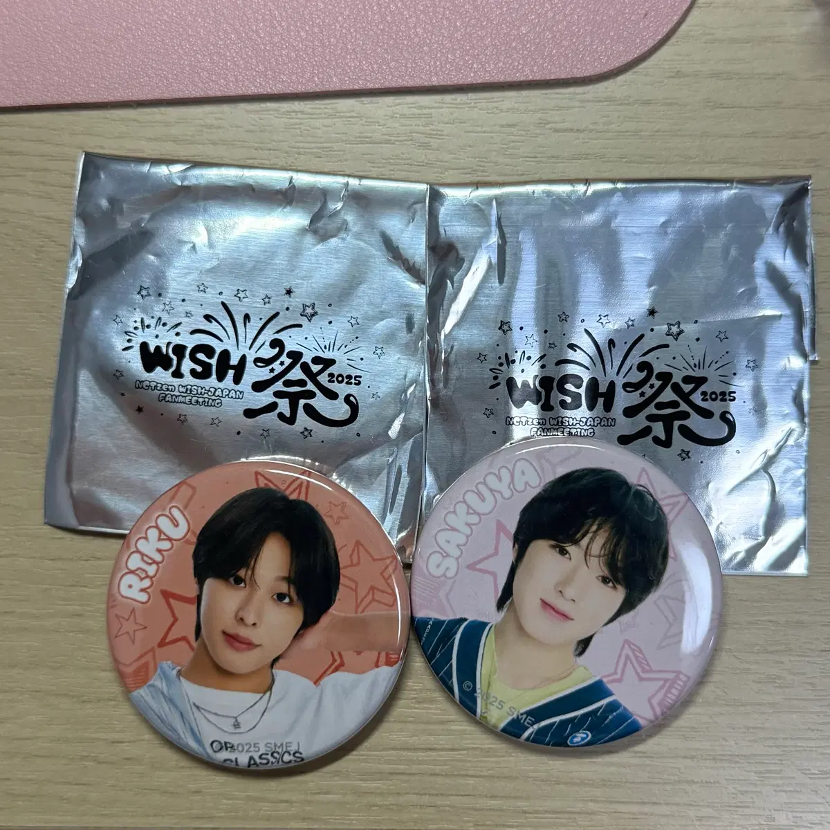 일괄)Nctwish 엔시티위시 일본 팬미팅 마츠리 랜덤뱃지 리쿠 사쿠야 일괄