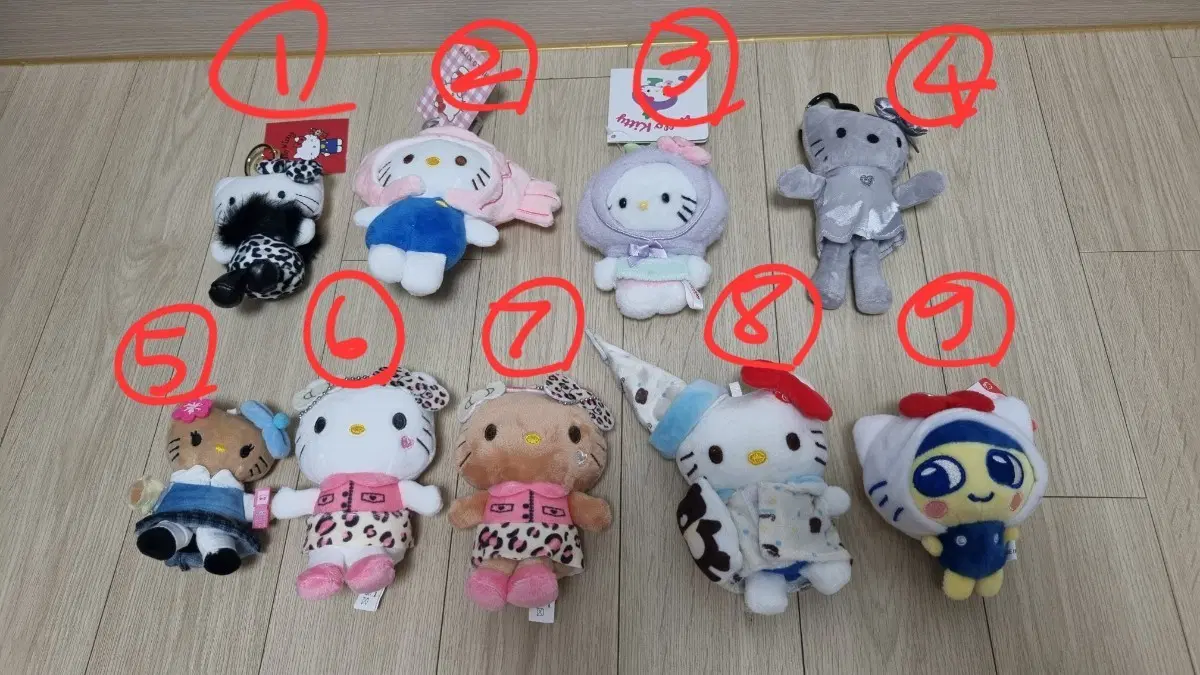 인형뽑기 산리오인형 짭키티인형(정품X)