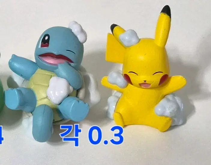 포켓몬스터 거품목욕 가챠 꼬부기, 피카츄