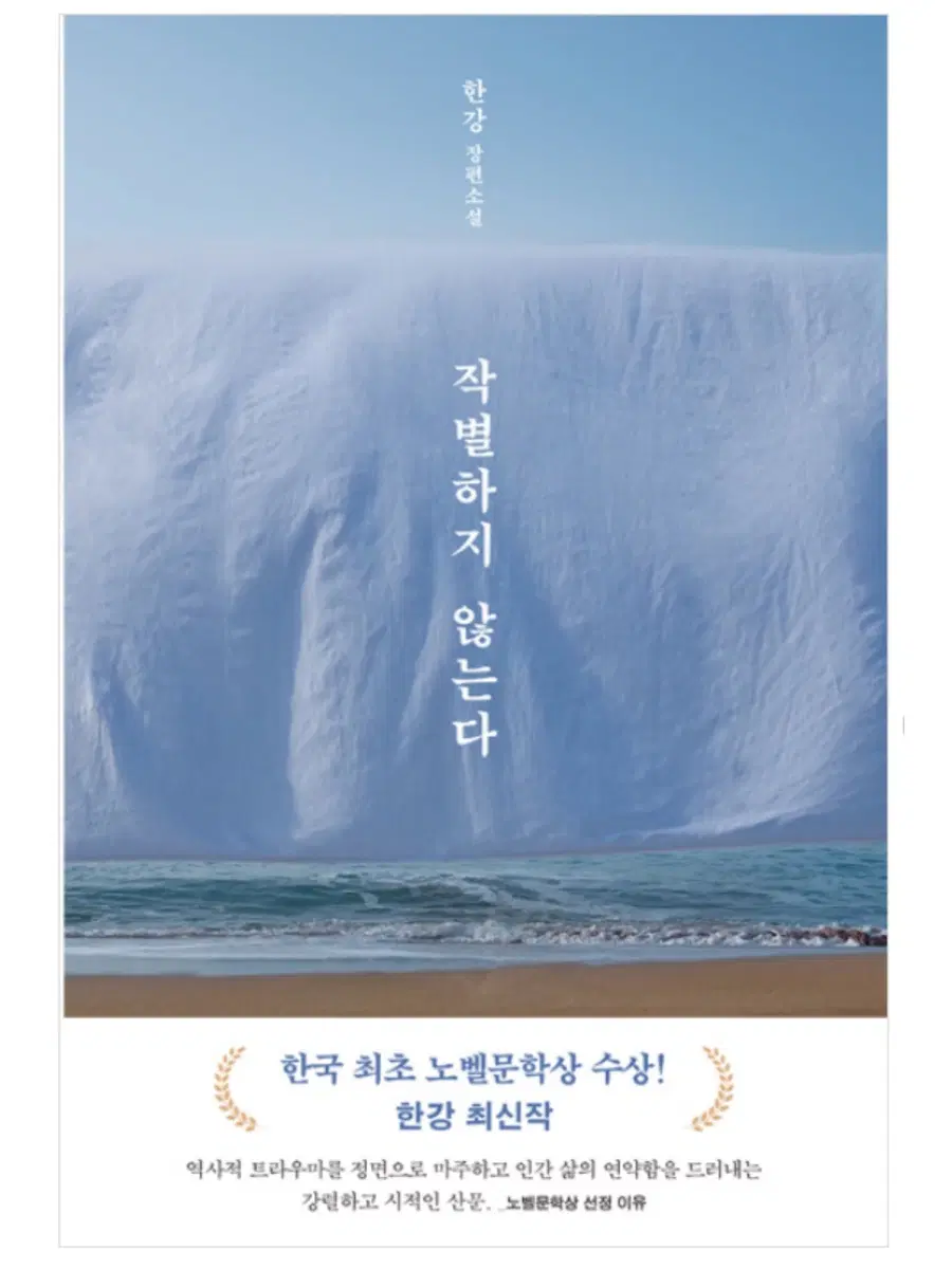 한강 작별하지 않는다 장편소설