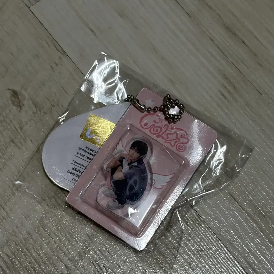 새상품)리쿠 컬러 팝업 엠디 아크릴 블록 키링
