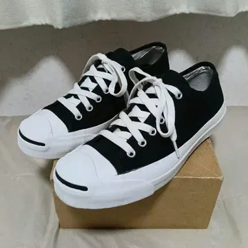[ 컨디션 최상 생산 종료 모델 ] 컨버스 잭퍼셀 블랙 25cm