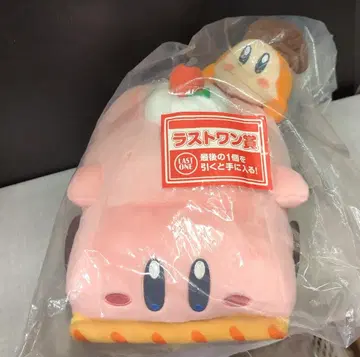 BANDAI SPIRITS 제일복권 별의 커비 Kirby Cafe PETIT 라스트 원상 빵빵보이 케이크 봉제 인형