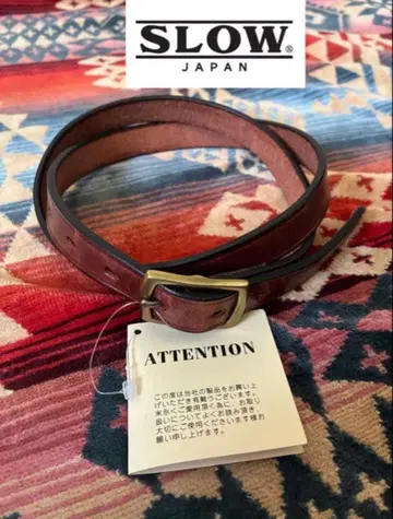 미사용 SLOW 슬로우 herbie 20mm plain belt