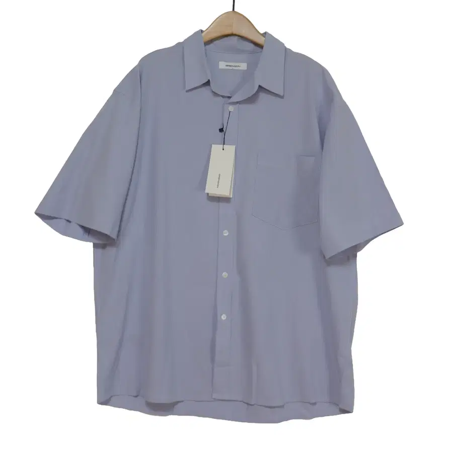 BRENSON 브렌슨 오버핏 반팔 셔츠 XL 새상품 라이트블루