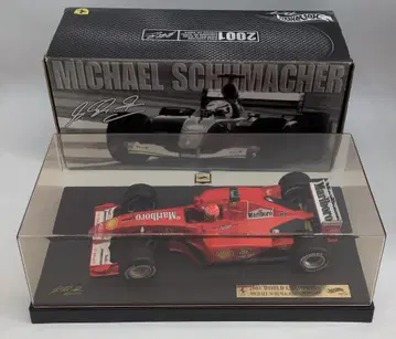 MATTEL 1/18HOTWHEELS RACING Michael SCHUMACHER 2001 Championship Winning car 53956