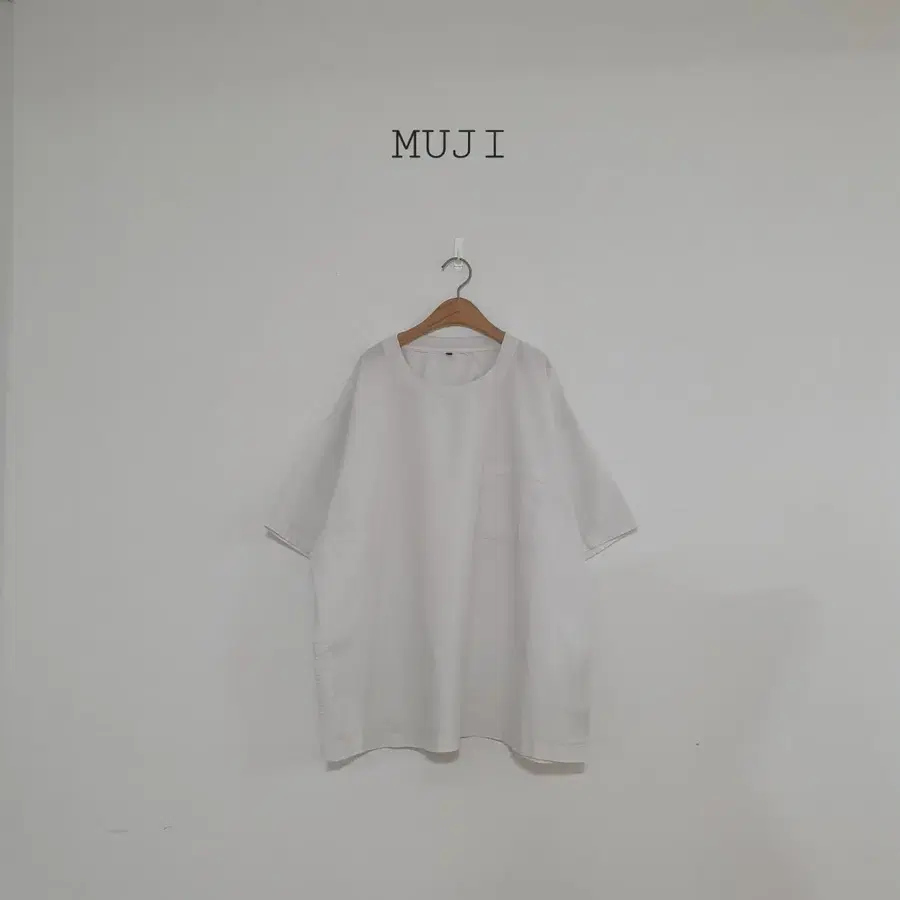 세일)No.26080811 무인양품 MUJI 반팔 티셔츠 화이트