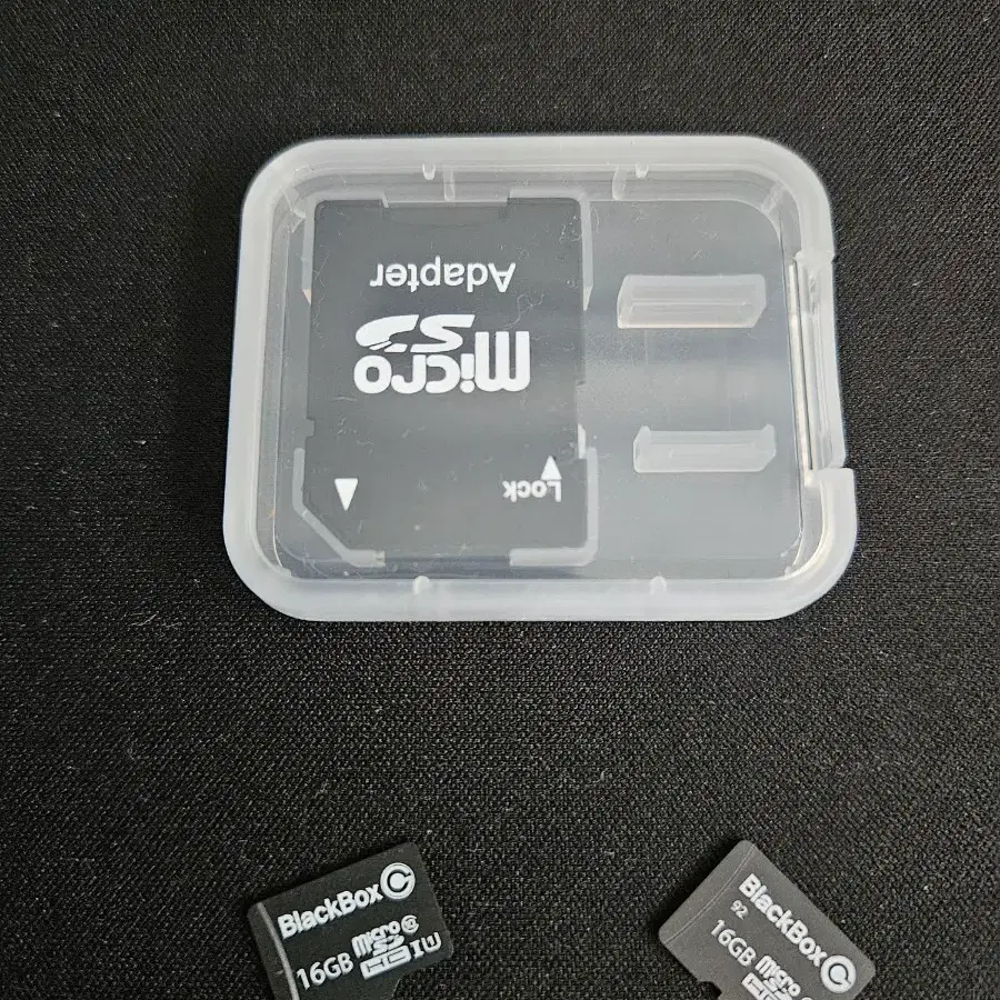 BlackBox 마이크로 SD 카드 16GB 2개 + 어댑터