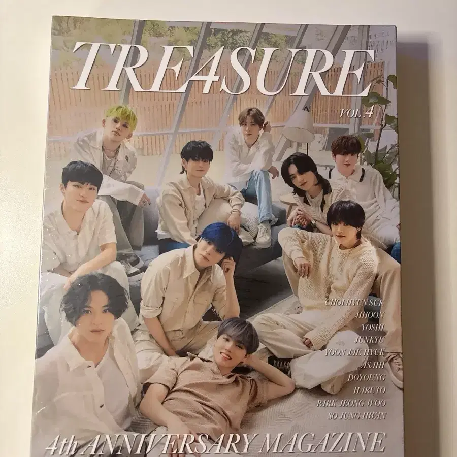 트레저 4주년 기념 매거진 VOL.4 TREASURE