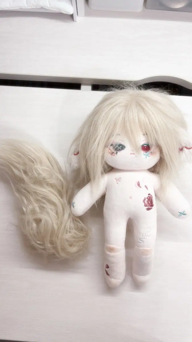 (가격제시 가능) 30cm 로즈 솜깅이 뼈깅이 인형