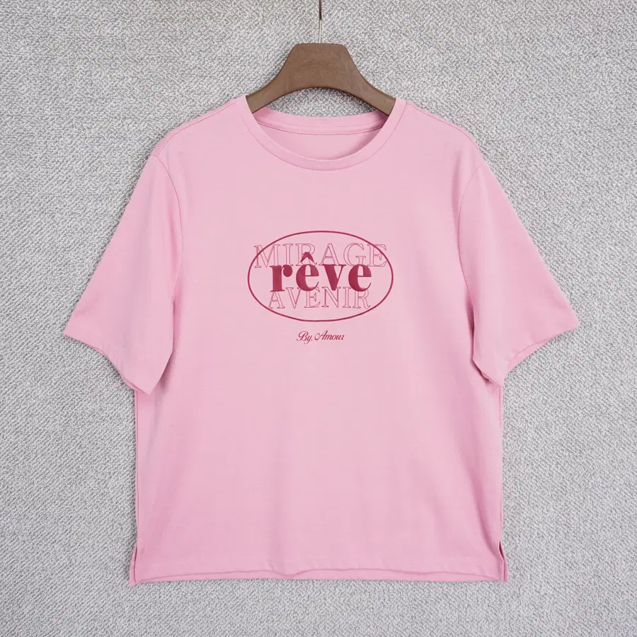 올리비에 24SS 여성 레터링 반팔 티셔츠 66size