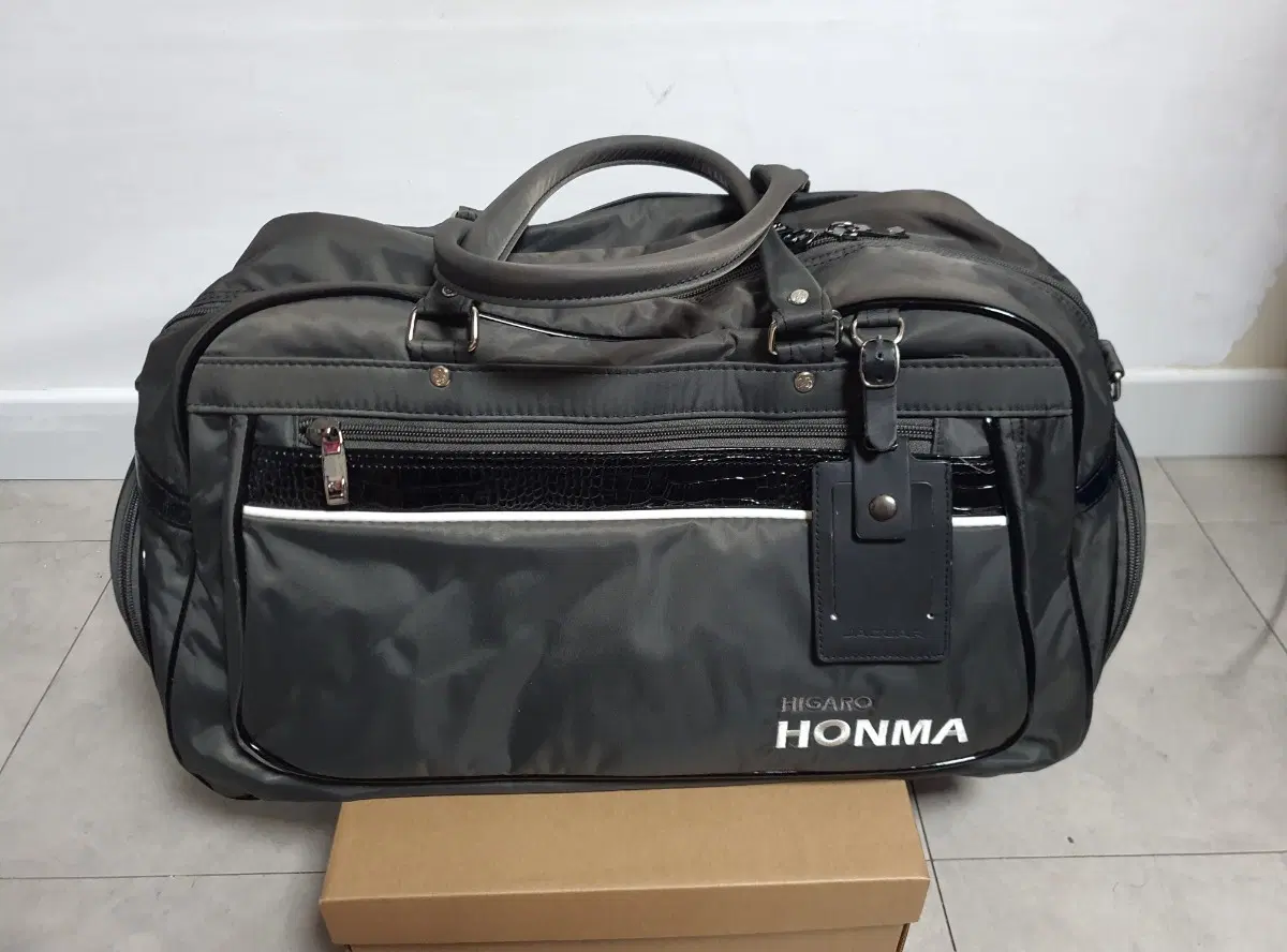혼마 HONMA 골프 보스턴백_ 다크 그레이